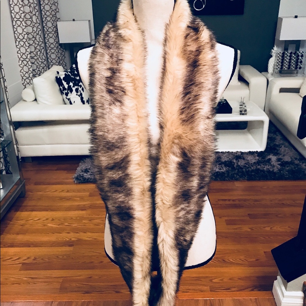 Fur Faux Fluffy Wrap Scarf